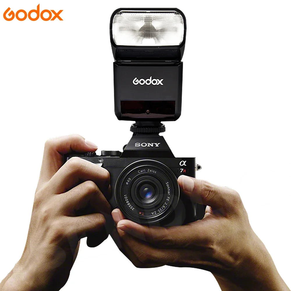 Godox TT350 카메라 플래시 스피드라이트, TTL 지원, HSS Max.1/8000s 2.4G 무선 변속기, 캐논, 소니, 니콘, 소니, 후지