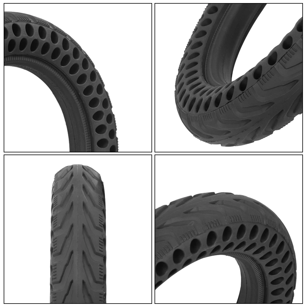 12Inch Solid Tire 12 1/2 X 2 1/4(57-203)Honeycomb Shock Absorber Damping Durable 12*2.125 Black Wheels for Electric Scooter Tyre