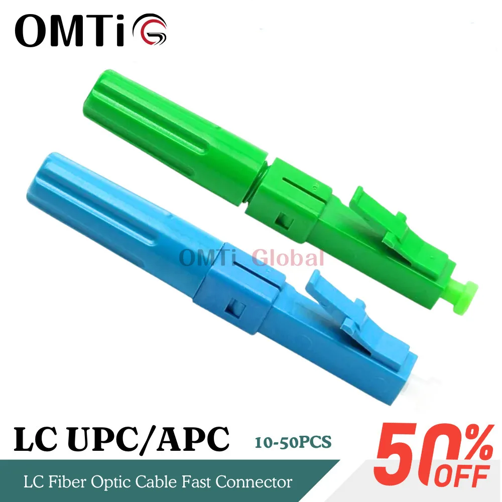

OMTiG UPC/APC Assembly Quick Single Mode LC Fiber Optic Cable Fast Connector