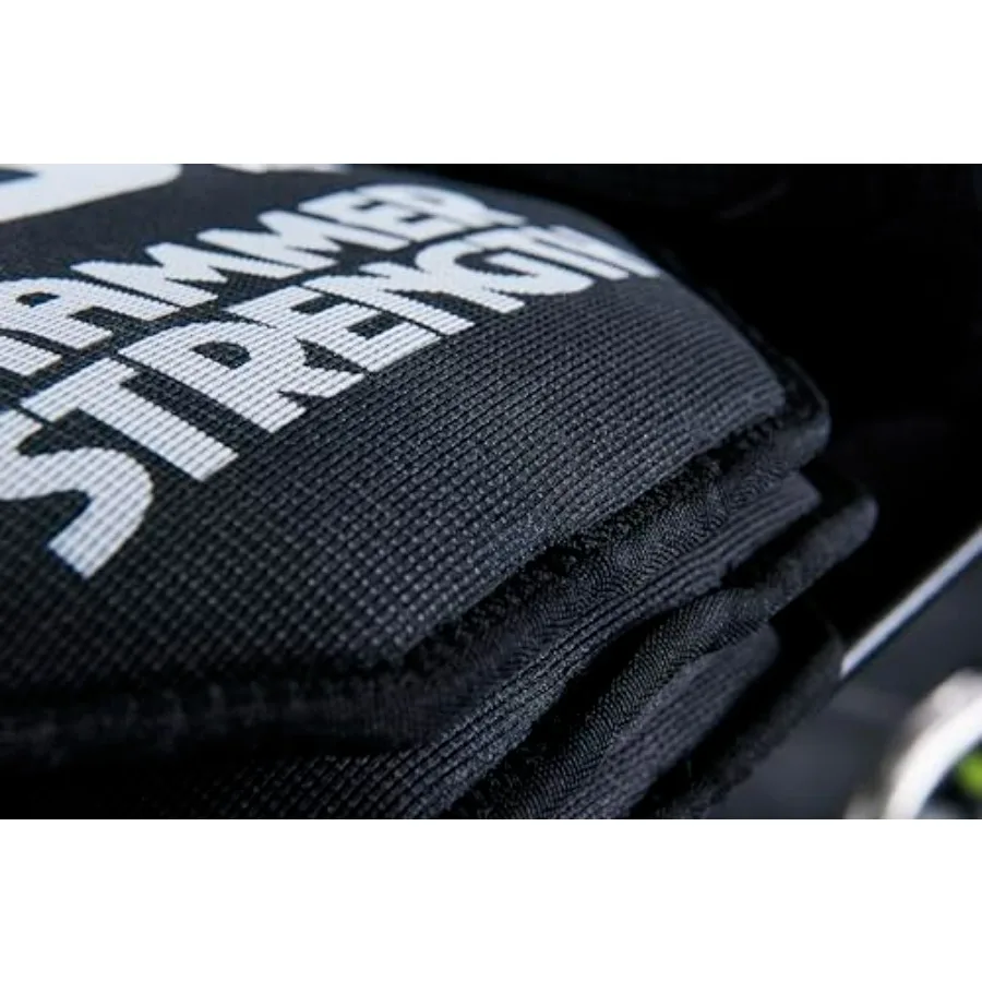 حقيبة بطول 20 كجم 44 رطل من النيوبرين الأسود لصالة الألعاب الرياضية المنزلية وتدريبات فنون الدفاع عن النفس ومقاومة متينة للصدمات مثالية للملاكمة والكيك بوكسينغ