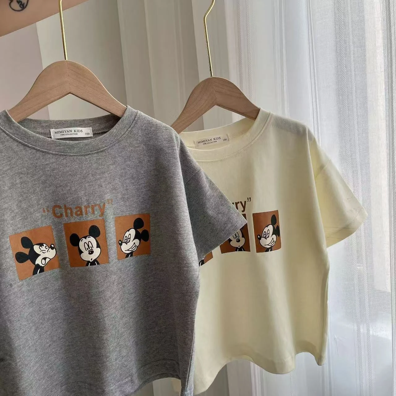 

Cute Cartoon Printed Children's T-shirt For Men And Women Summer White Short Sleeved T-shirt For Children Summer Top