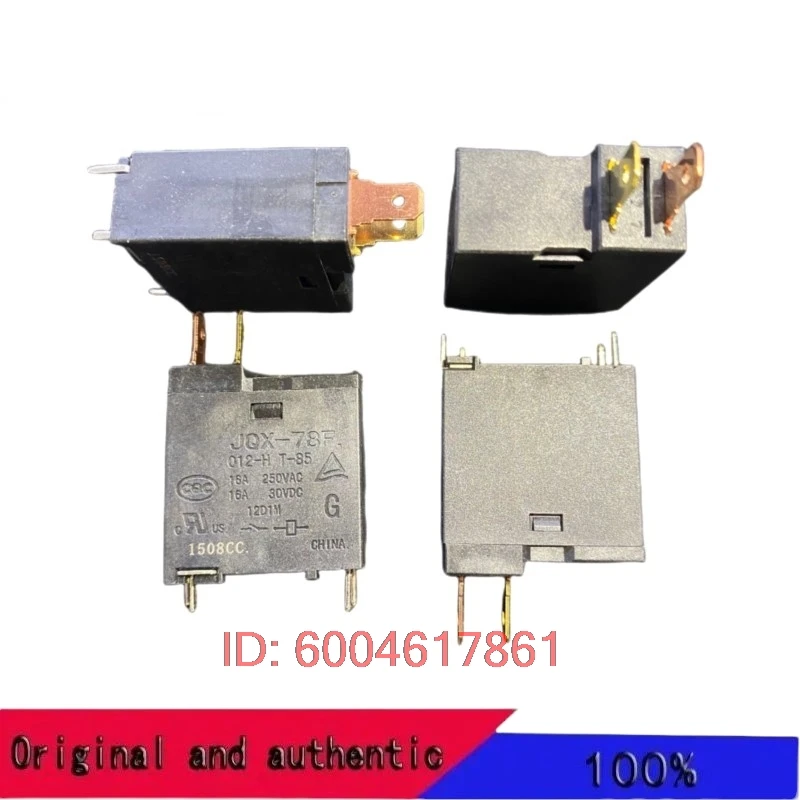 10PCS/LOT JQX-78F-012-H JQX-78F 012-H JQX-78F 012-H T-85 JQX 78F 012 H T 85 Relé Original Nuevo 12VDC 16A 250VAC 4PIN