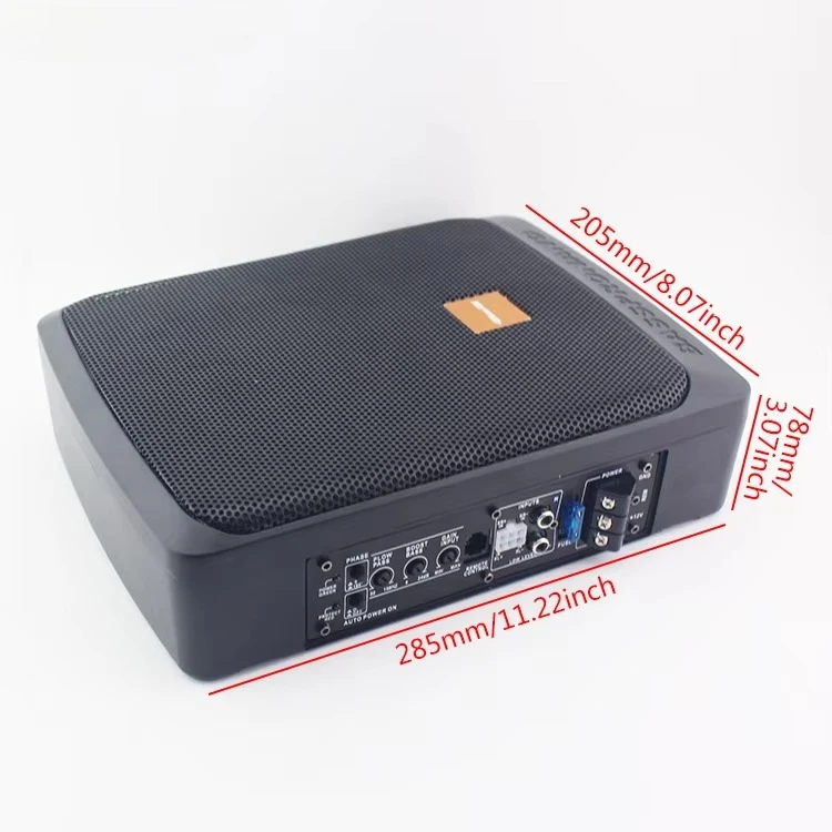 Spot New Style  Professional Mini Powerful Bass Rms POWER 150W Car Audio Active 12V 6*9 Inch  Speaker Slim Subwoofer Under Seat