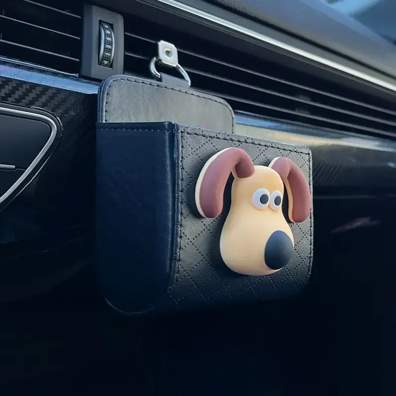 1 Stück Auto-Lüftungsschlitz-Aufbewahrungstasche, Hängende Handyhalterung, Kreative Auto-Innenraum-Organizer-Box, Lüftungsschlitz-Aufbewahrungstasche – Detail 2