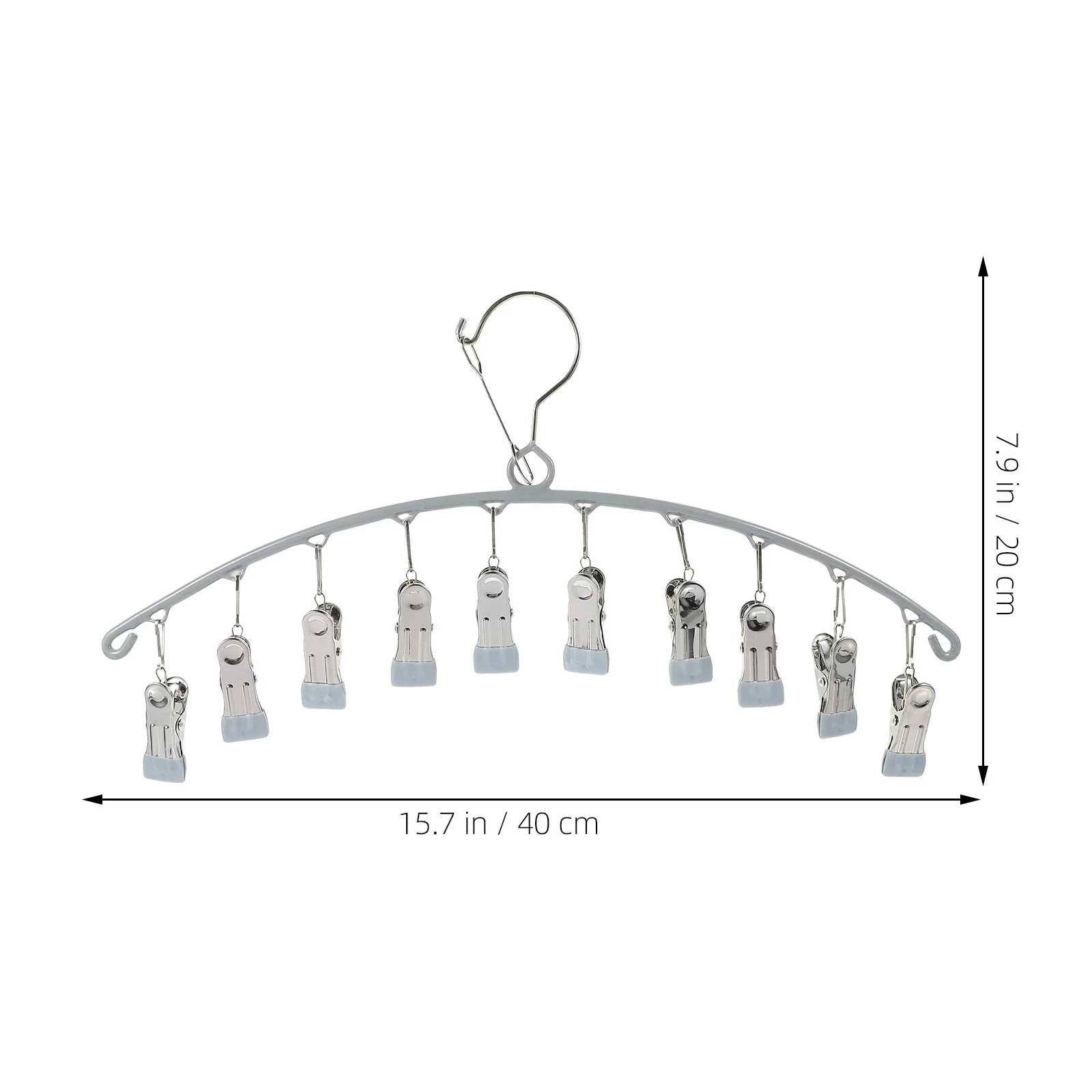 

Sock Drying Rack Clothes Hanger Clips for Underwear Balcony Air Stainless Steel Non rusting Anti wind Laundry Drying