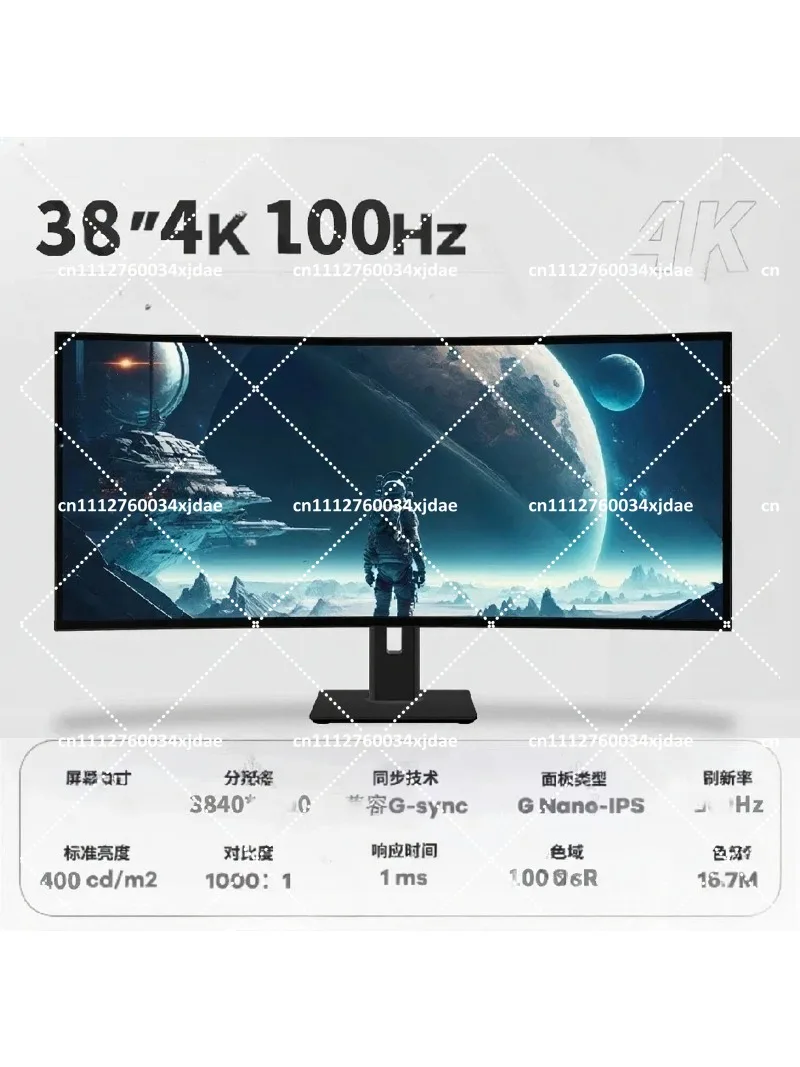 34 Inch Curved Gaming Monitor, 21:9 Ultra Wide IPS Display, 4K 144Hz 2K 144Hz Computer Screen
