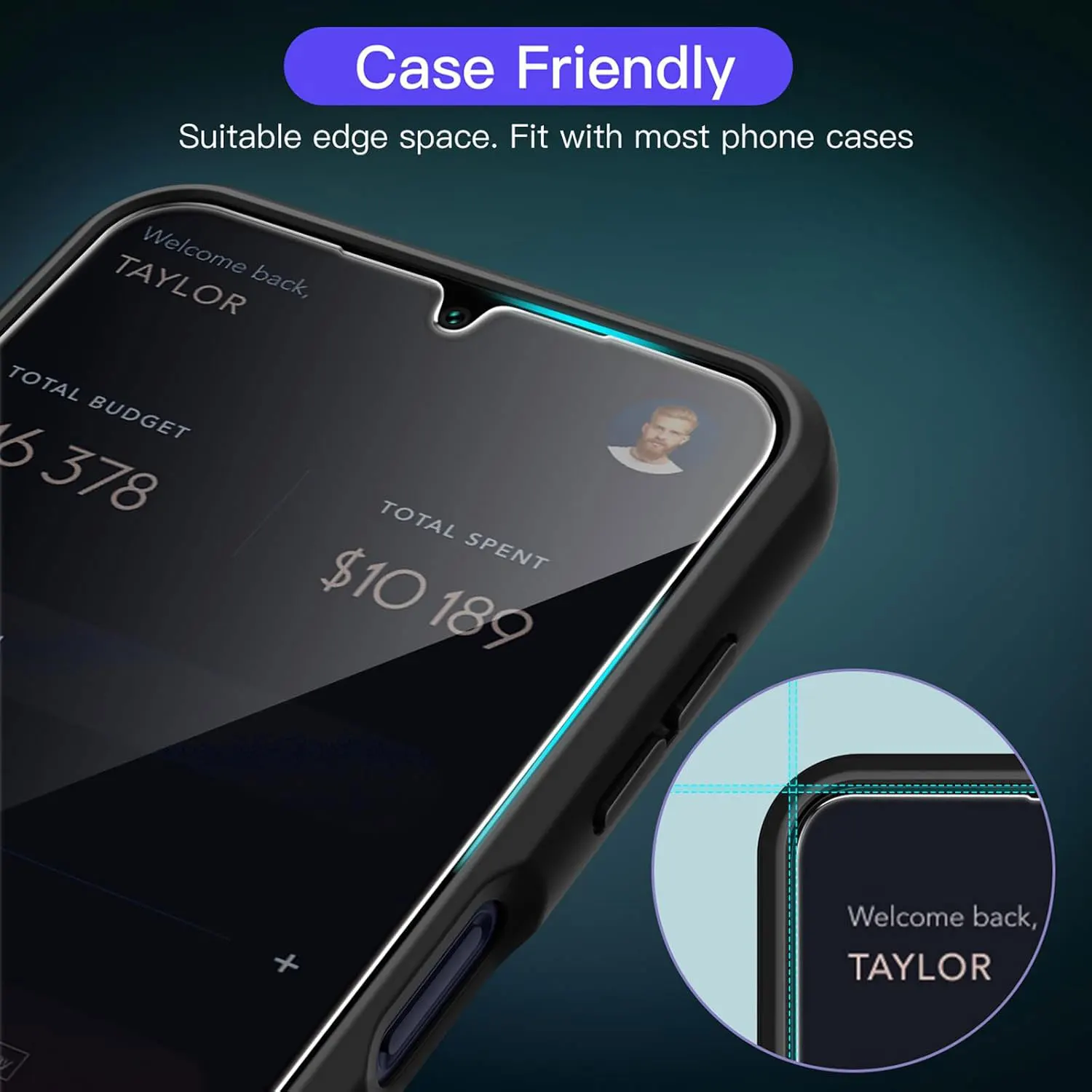 1-4 قطعة الزجاج المقسى لسامسونج غالاكسي A05 A15 A25 A35 A55 شاشة طبقة رقيقة واقية على سامسونج F12 F22 F42 F52 F19 F21 F34 F54 #6