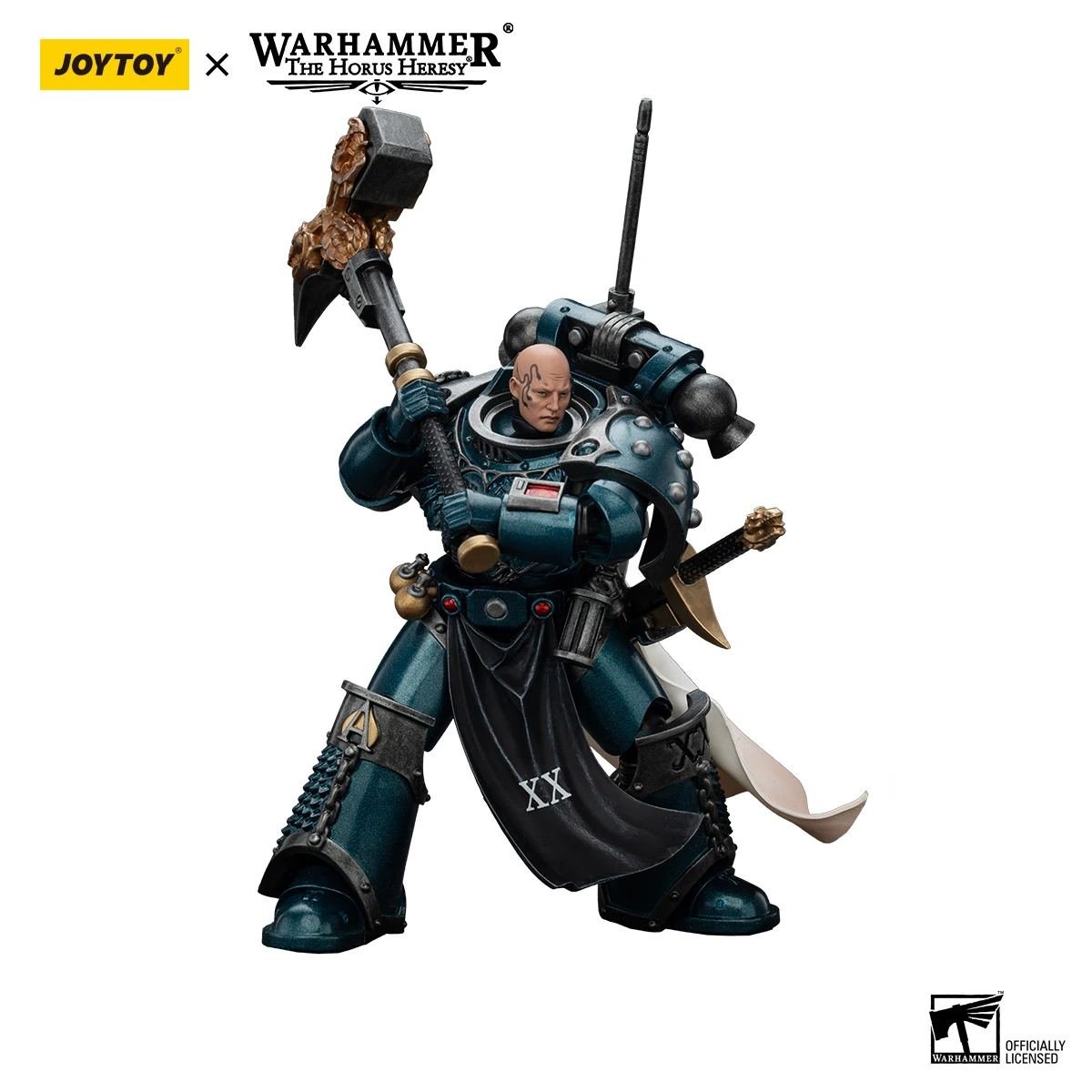 [W magazynie] JOY TOY Warhammer 30K 1/18 figurka Alpha Legion Harrowmaster Armillus Dynat Anime Model wojskowy