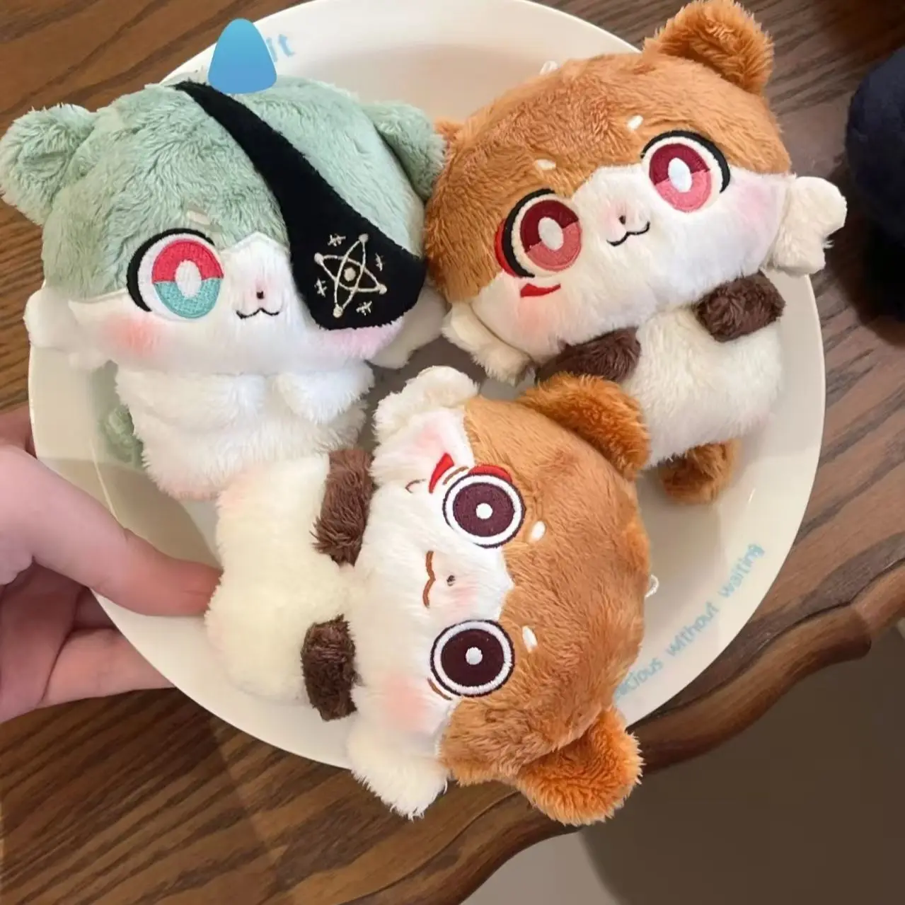 Anaxa 10cm Plush Star Rail Anime Stuffed Doll Keychain Pendant Cute Periphery Figure Decoration Toy Gift for All Ages