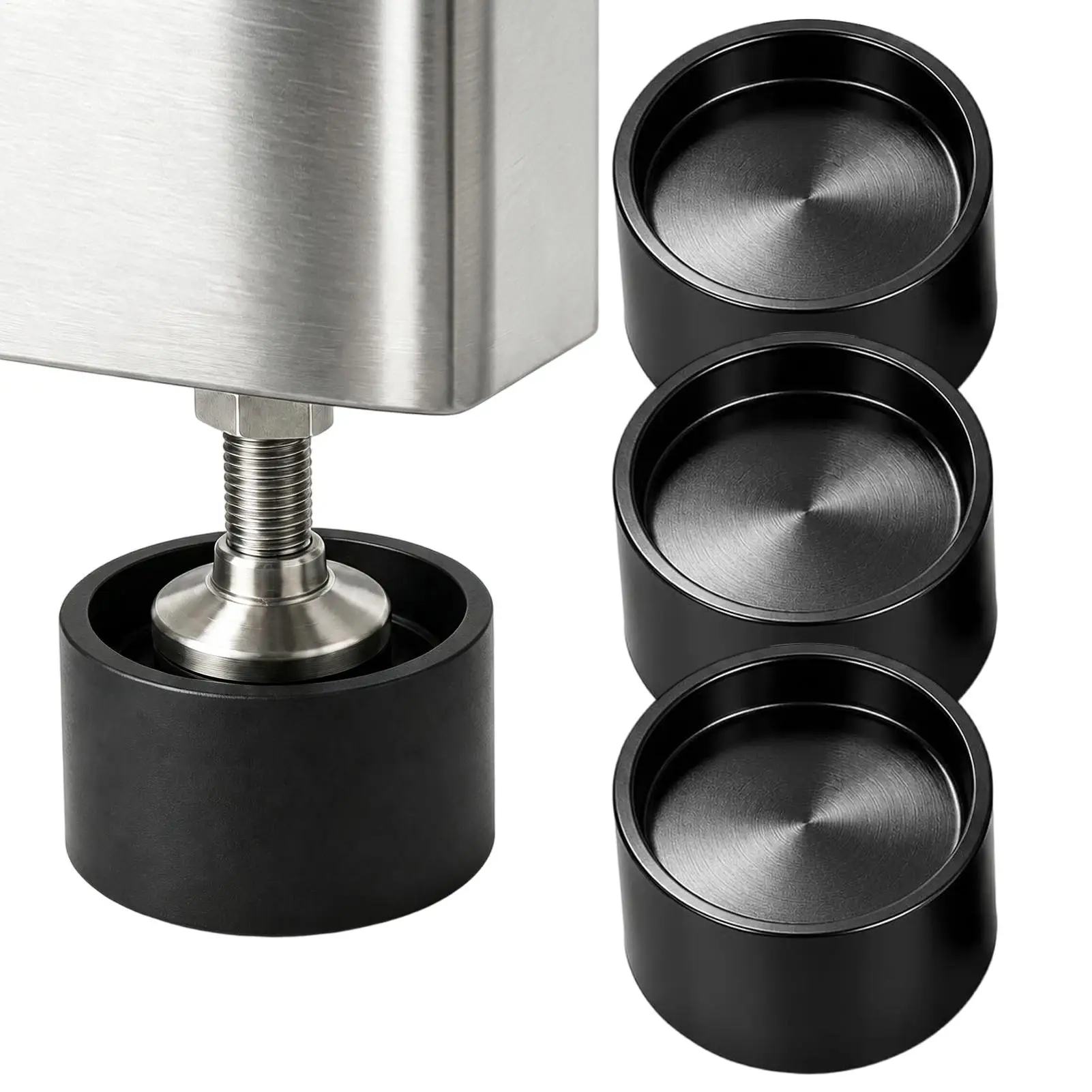 Stove Riser 4 Pcs Non Slip Appliance Leveling Feet Heavy Duty Anti Vibration Pads for Stovetop Cooktop Oven Toaster 1-5/8 Inch