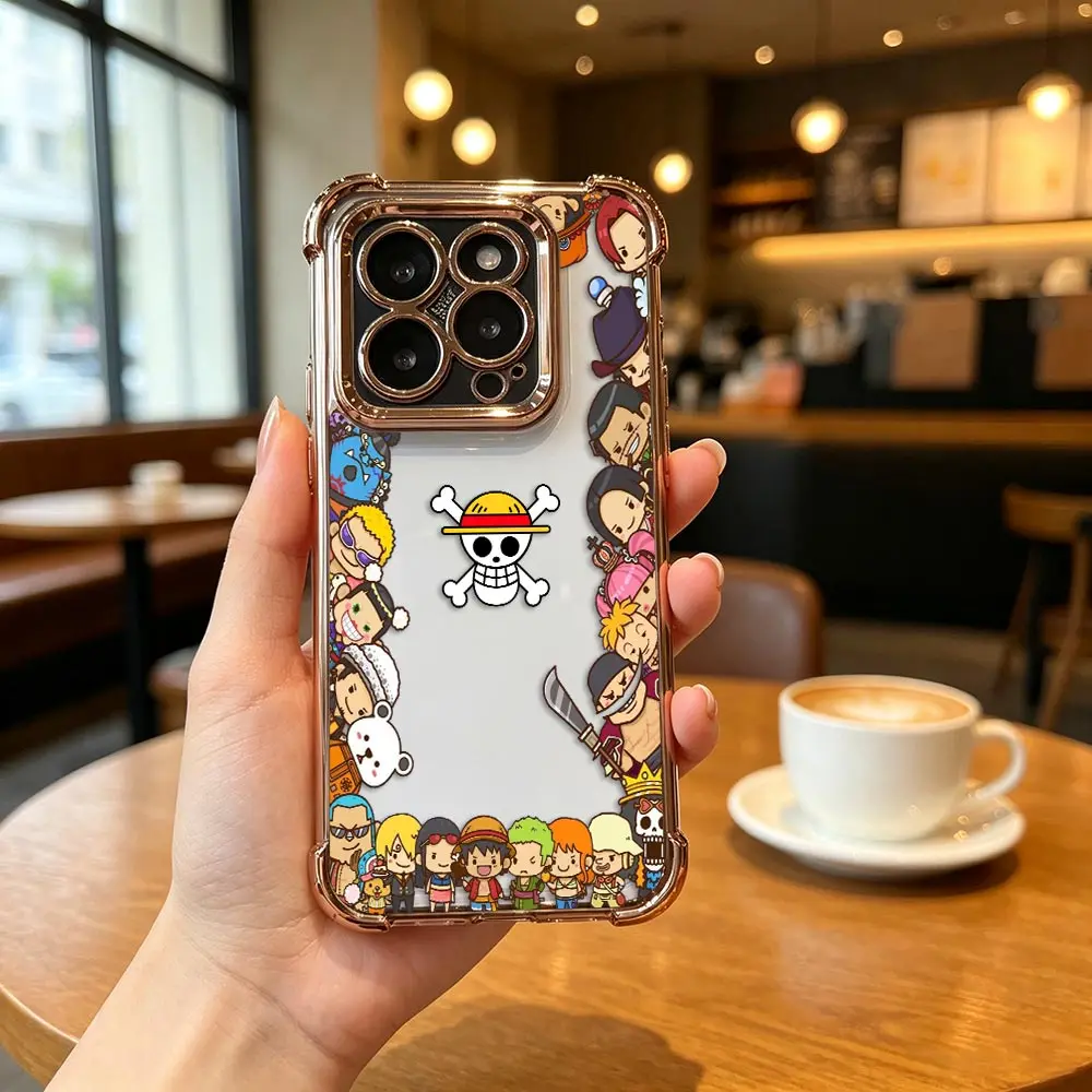 Clear Phone Case For HONOR 400 600 Magic 6 7 8 X5C X6B X6C X6D X7A X7D X8A X8B X8C X8D X9B X9C X9D Cover Logo Luffys One P-Piece