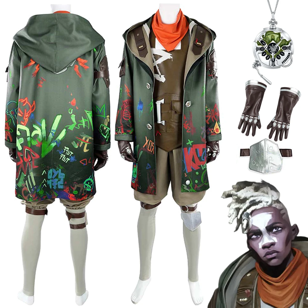 Ekko คอสเพลย์เครื่องแต่งกาย LOL Arcane Season 2 คอสเพลย์เครื่องแต่งกายหล่อเสื้อแจ็คเก็ตเสื้อชุดปาร์ตี้ฮาโลวีนชุดที่กําหนดเอง