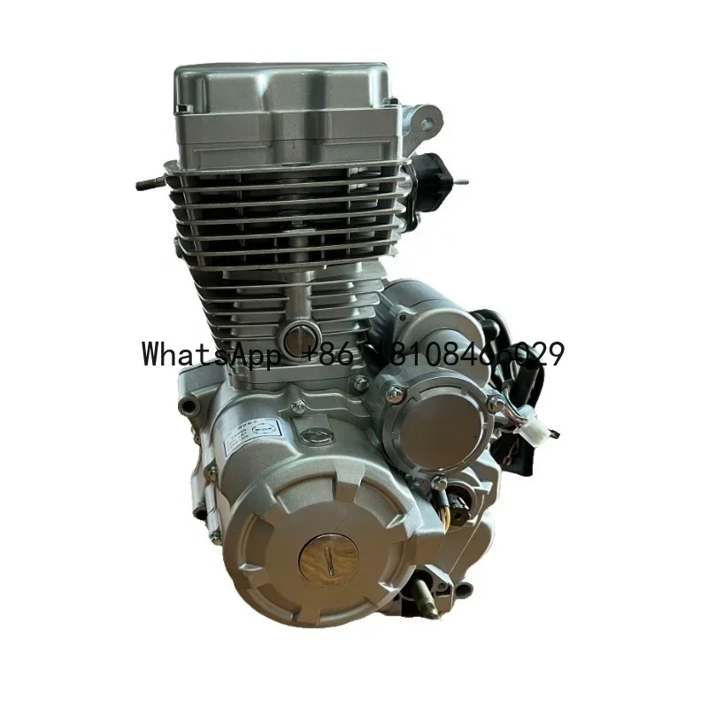 Motor de refrigeración por aire de 200cc, cilindro de 4 tiempos OEM blanco plateado, buen rendimiento, alta calidad