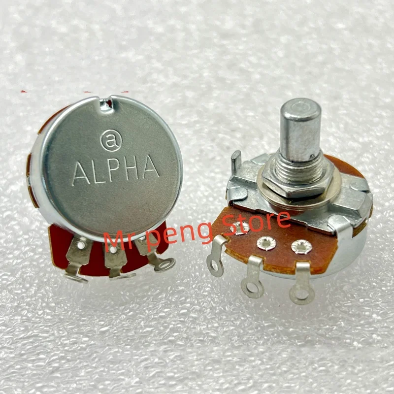 2pcs for ALPHA 24 type B5M rotary potentiometer special high power amplifier electromechanical shaft length 15mm