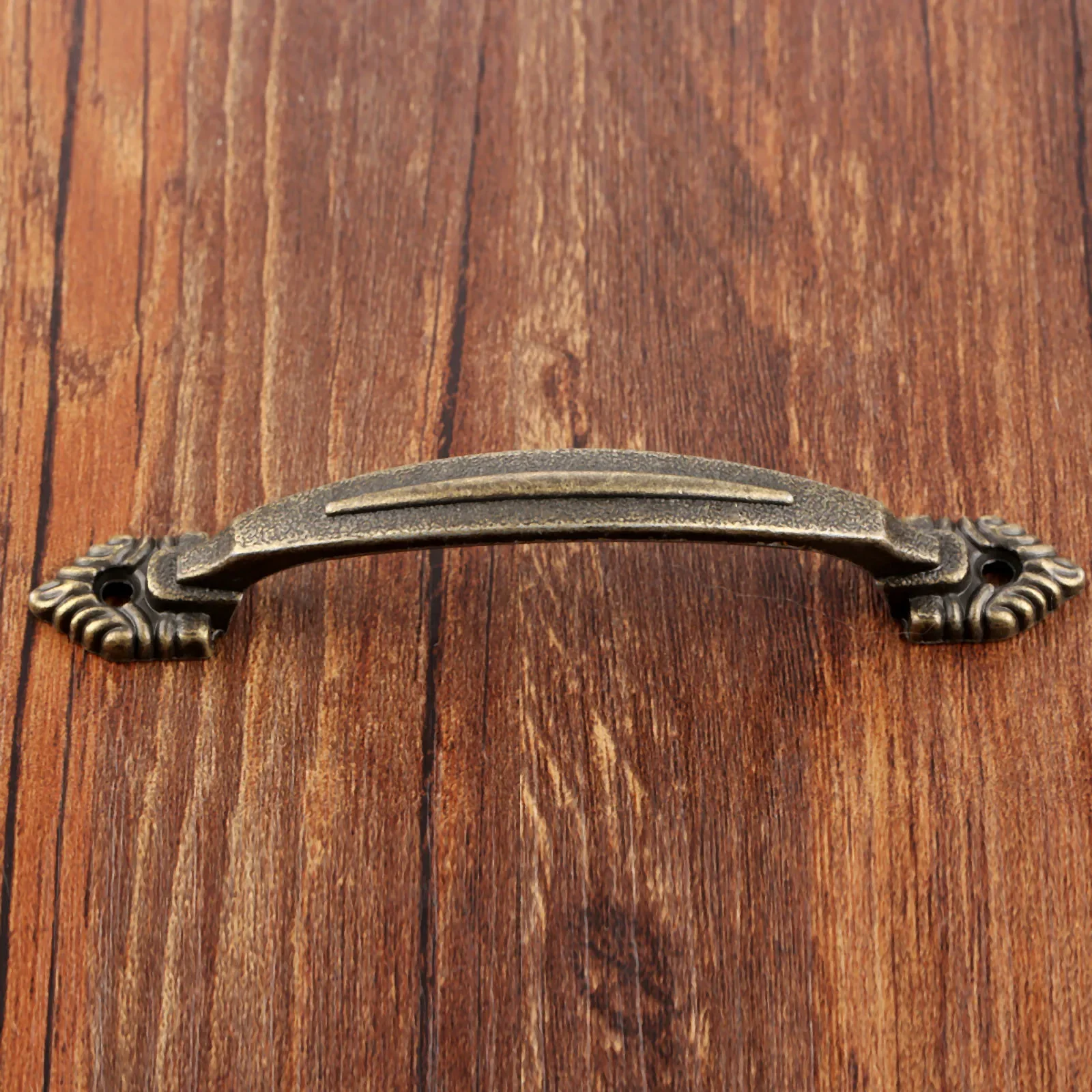 DRELD Antique Furniture Handles Cabinet Knobs and Handles Drawer Door Cupboard Kitchen Handle Pull Wooden Box Knobs 116*15mm