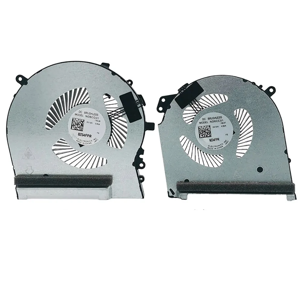 

NEW CPU cooling Fan & GPU Fan for HP Air 15-DH TPN-C143 15-DH0161TX DH0015NR L64445-001 DC12V radiator