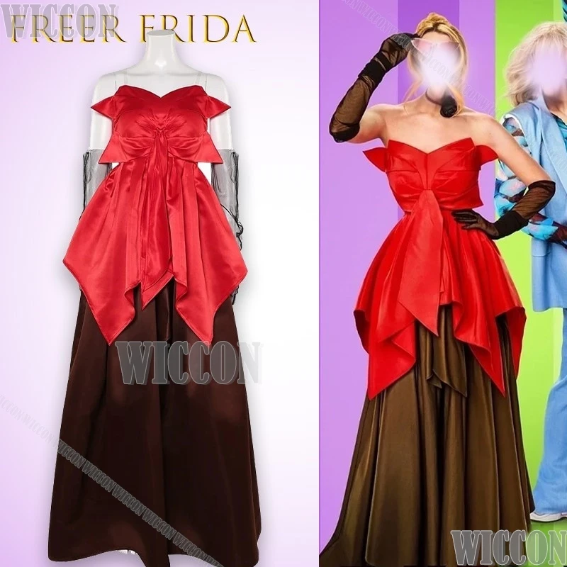 

Frea kyFri day 2 Anna Coleman Halloween Cosplay Movie Party Evening Dress Clothes cosplay Halloween Christmas Carnival Outfit