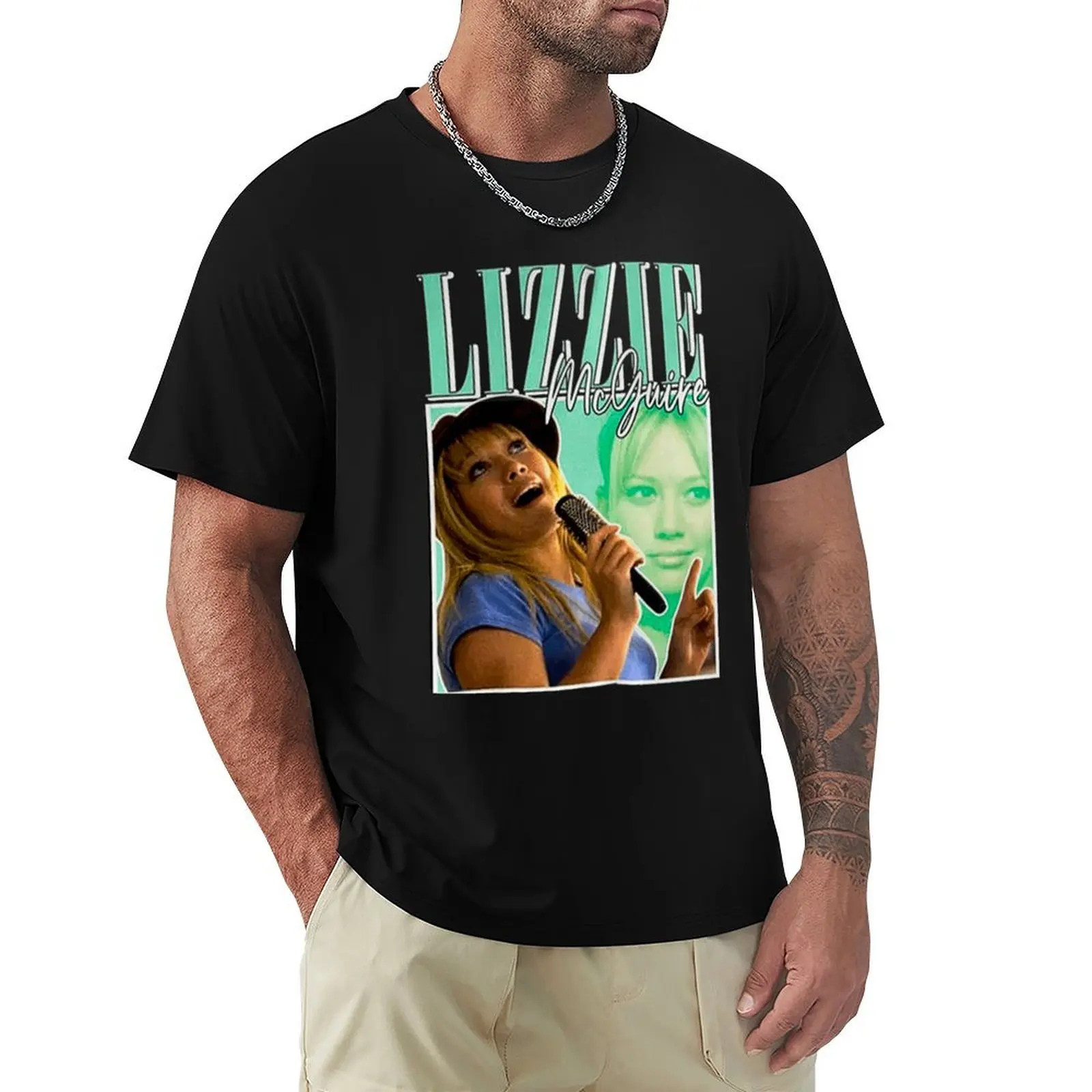 

Lizzie McGuire T-Shirt hippie clothes oversize t-shirts man Short sleeve tee funny meme t-shirts Short sleeve tee men