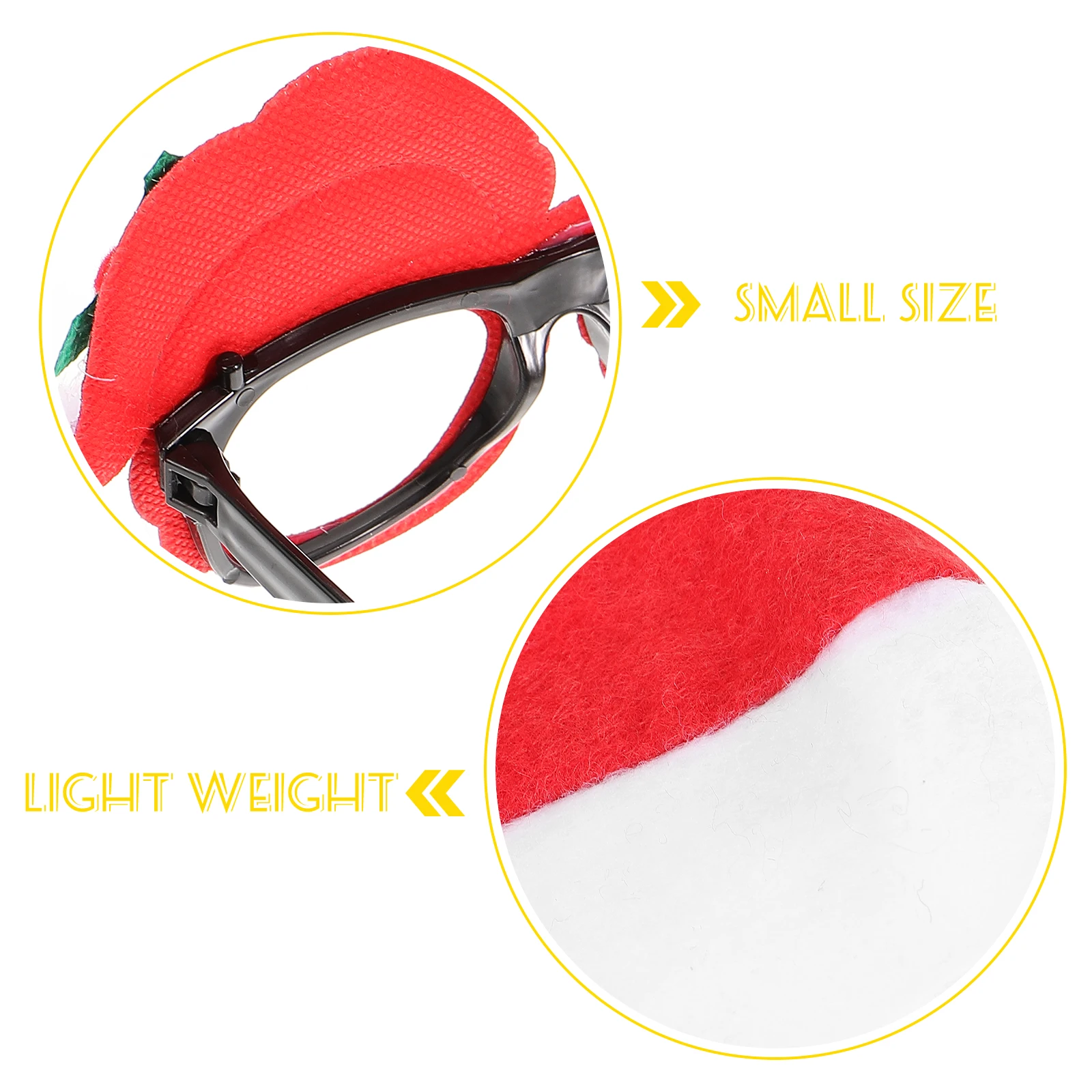 

Christmas Hats Glasses Set CHYJ 09 Red Santa Eyeglasses Frames for Adults Kids Creative Party Xmas Costume Props Festive Gift