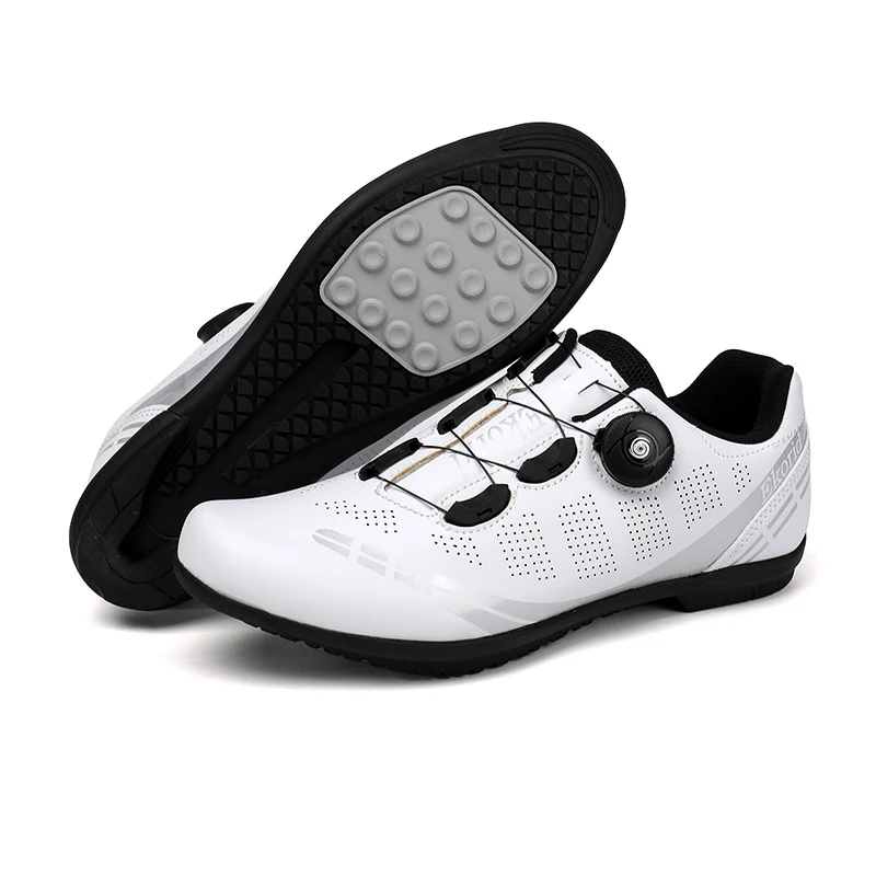 Herren Damen Mountain Flat Bicycle Sneakers Rennradschuhe Flache Gummiboden Cyclocross Fahrradschuhe Fahrradschuhe