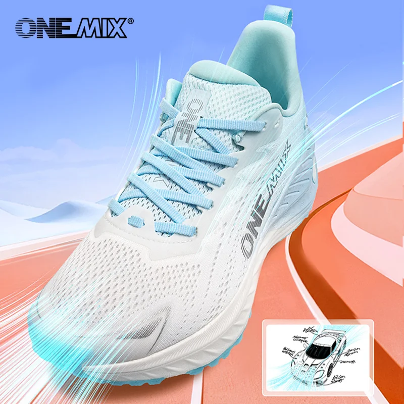 

Onemix New Breathable Mesh Running Shoes Men Marathon Sport Casual Women Sneakers Light Man Athletic Shoes Outdoor Jump Rope