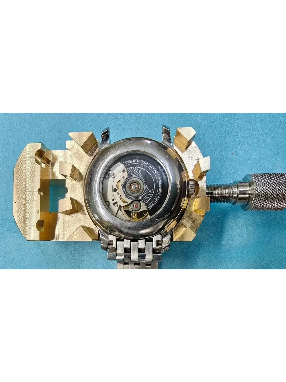 Pure Brass Watchmaker Repair Tools Bench Vise Clamps for Watch Movements Backs Crowns Straps - Versatile Clamping for Bench Dril
