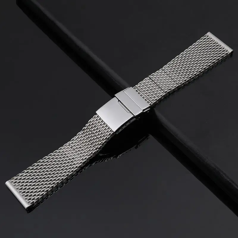 TINTAG 316L Quality Stainless Steel 22mm 24mm Watch Band For Breitling Strap Superocean Heritage Solid Metal Bracelets Mesh