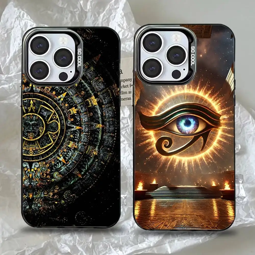 

Mayan civilization Phone Case For iPhone 17，16,15,14,13,12,11,Pro,Max,Plus,Mini,XS,SE Anti Fall Black Matte Hard Bumper