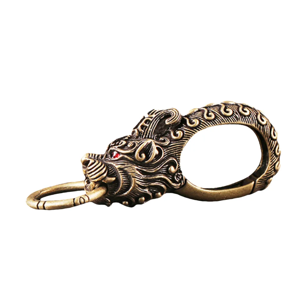 Snap Hook Key Chain Carabiner Faucet Keychain Holder Practical Ring Chic up Brass Miss