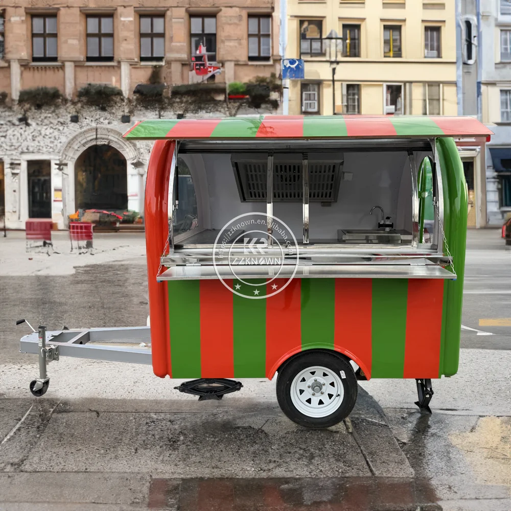 

2025 Cute And Colorful Street Food Truck fashionable Hot Dog Food Truck special Transportation Car Used