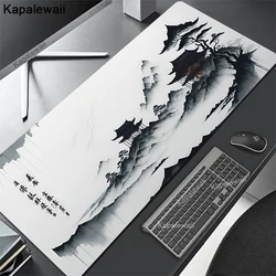 Desk Mat Gamer Mousepads Company Mouse Pad Office Desk Pad Ink Painting Large Mousepad Chinese Style Mouse Mat For Computer Pads