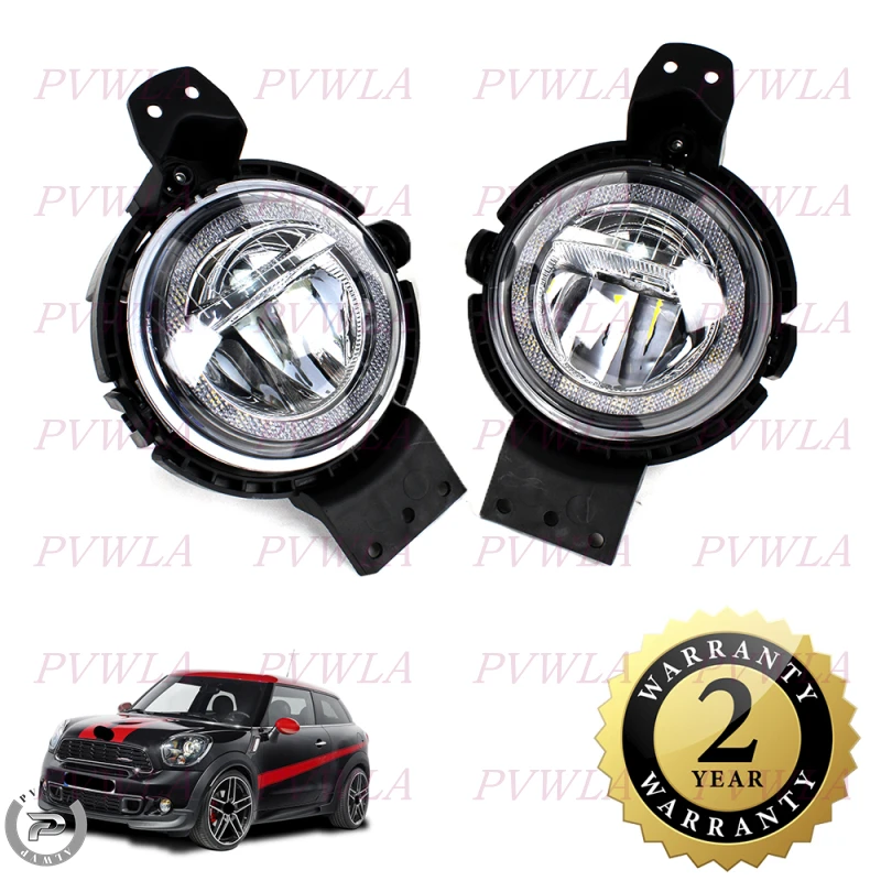 LED Bulbs Fog Lamp For Mini R60 R61 2012 2013 2014 2015 2016 Front Bumper Fog Lights Driving Light Car Accessories 63179812537