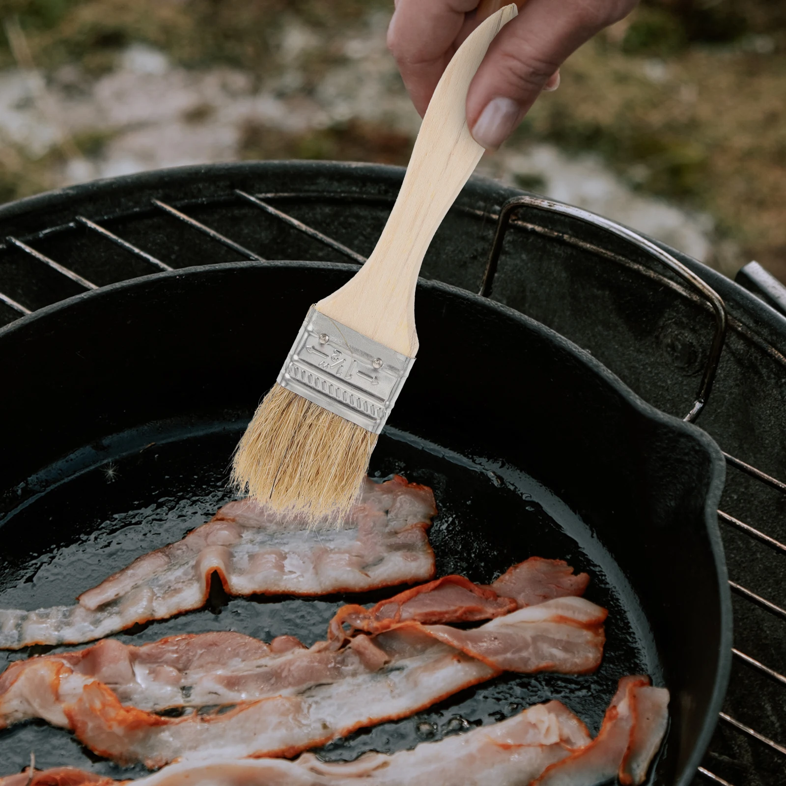 

1 set BBQ Tools Set Durable Stainless Steel Grilling Utensils Lightweight Compact Outdoor Camping Accessories Portable Storage