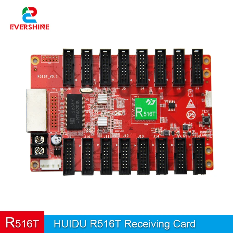 Custom LED Full-Color Module Receiving Card R516T R716 Supports Synchronous And Asynchronous 2-in-1 Video Processor LED Display