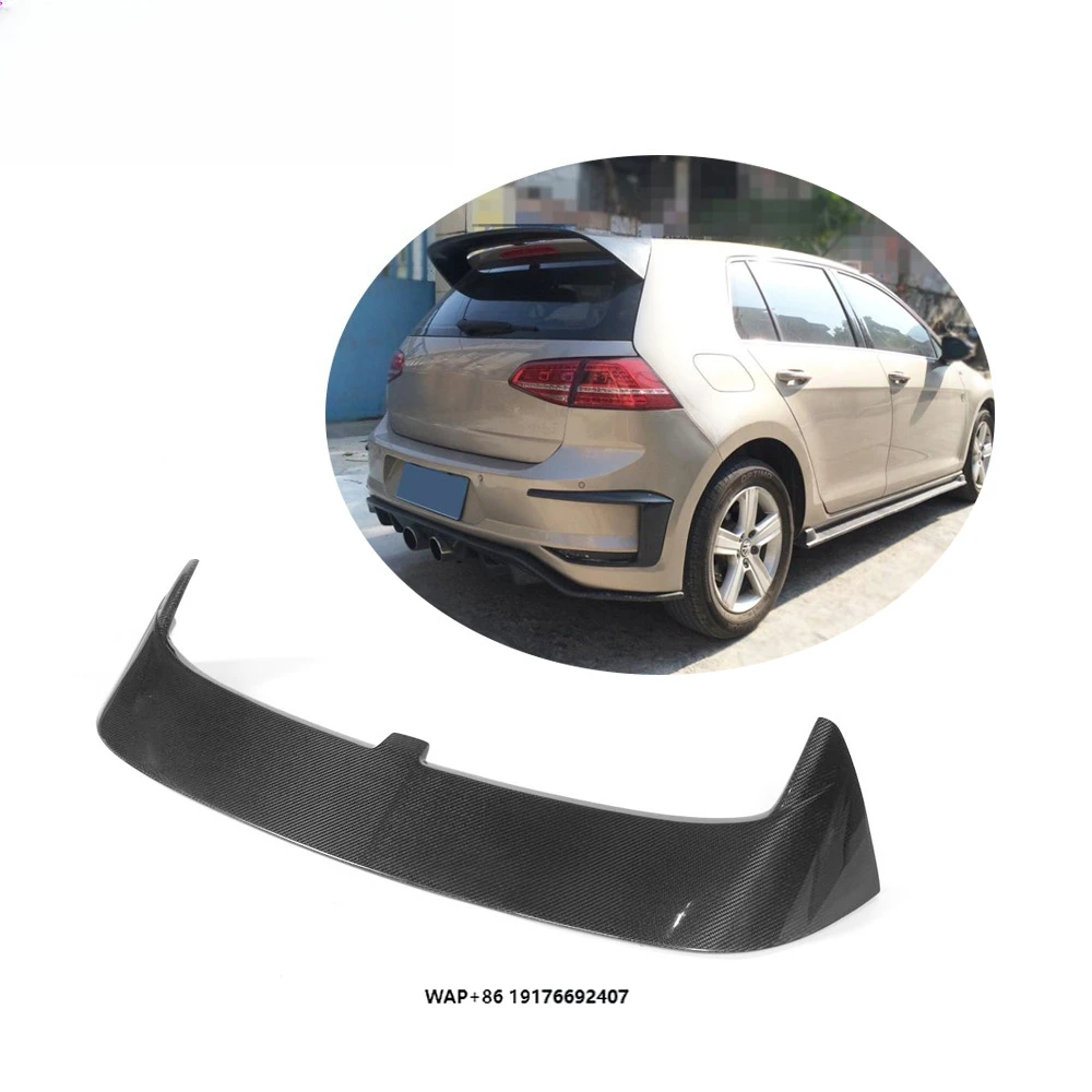 

Carbon Fiber Rear Trunk Spoiler Wing forVolkswagen forVW Golf VII MK7 2014-2017