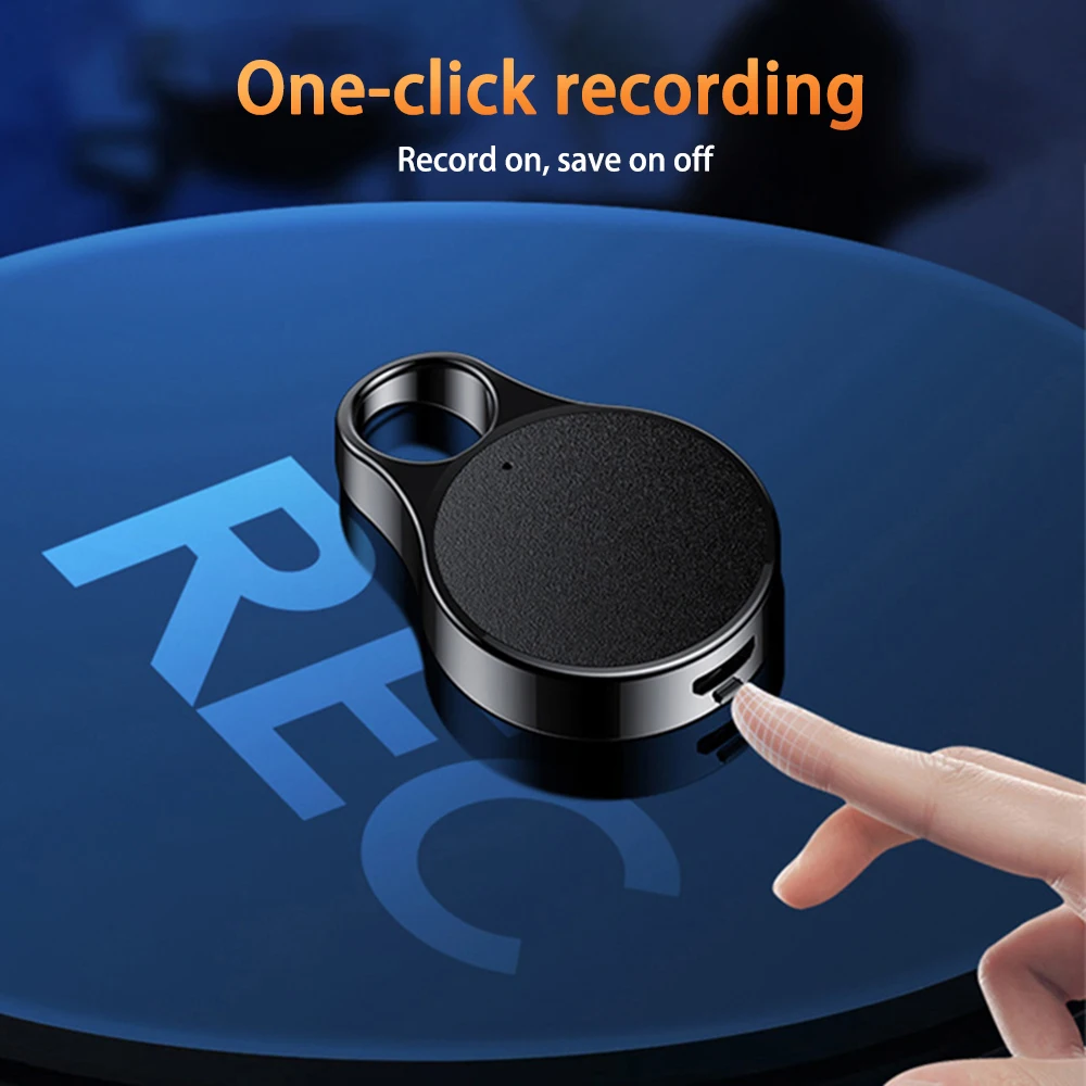 Mini grabadora de voz colgante de 8-32G, dispositivo de grabación con un clic, activación por voz, HD, reducción de ruido, grabadora de Audio MP3 para reuniones