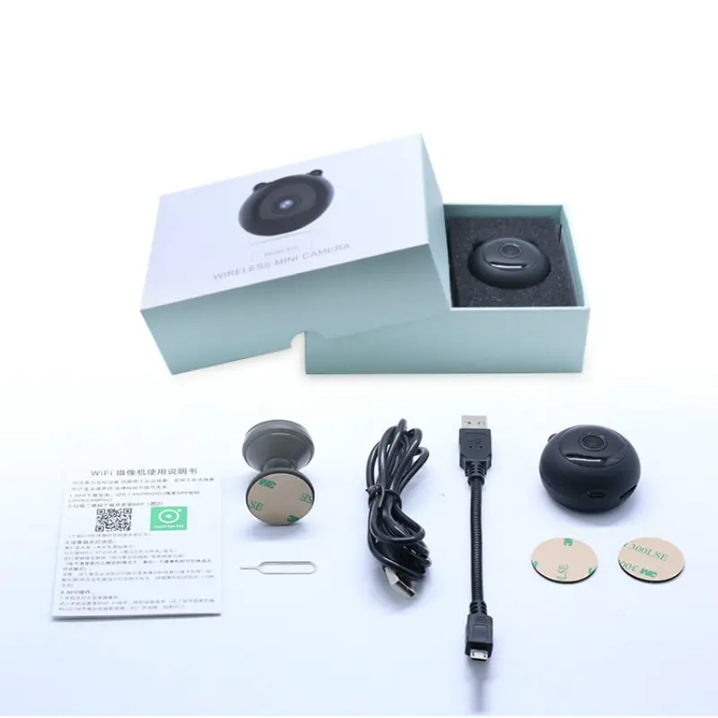 A12 Mini Câmera HD 4k Sensor Visão Noturna Filmadora Sem Fio Wifi Panda-shaped Home Monitor e Carro DVR/Dash Camera