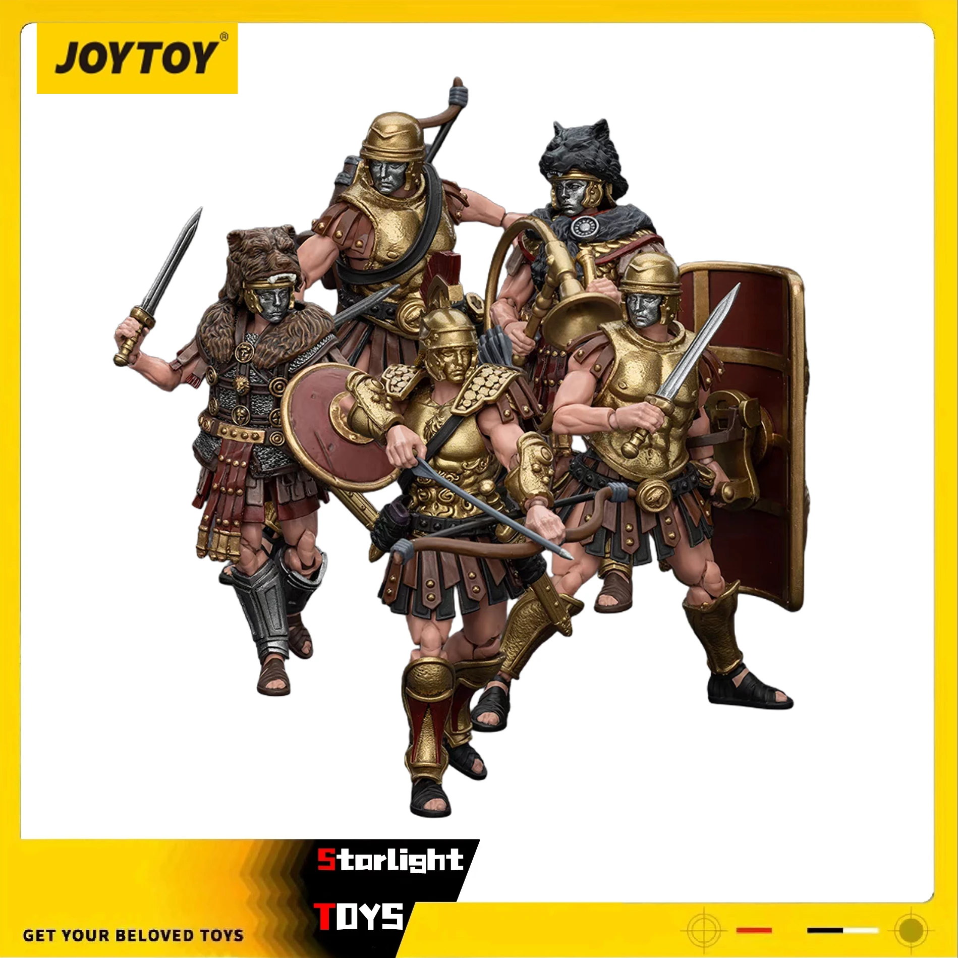 

JOYTOY 1/18 Action Figure Roman Republic Legionary Collector's Edition 5PCS Toys Model Gifts Collection