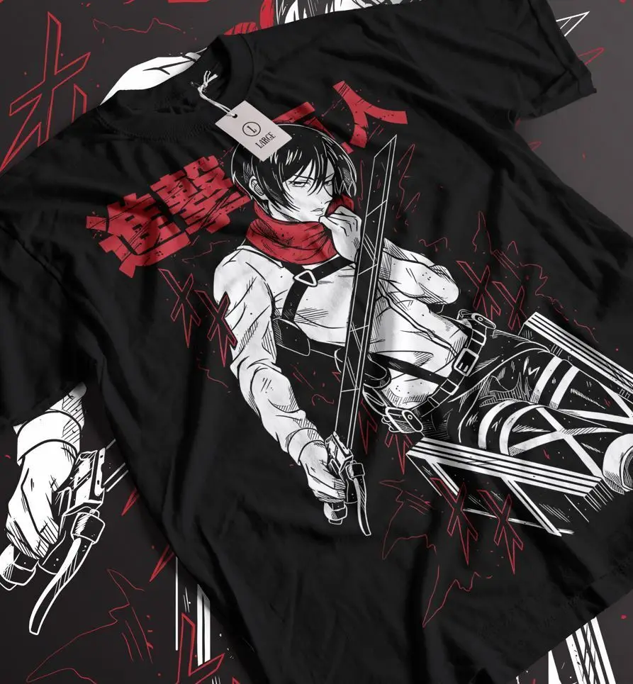 

Minimalist Anime Print Graphic Tee — Aesthetic Look, Fan-Made Energy!