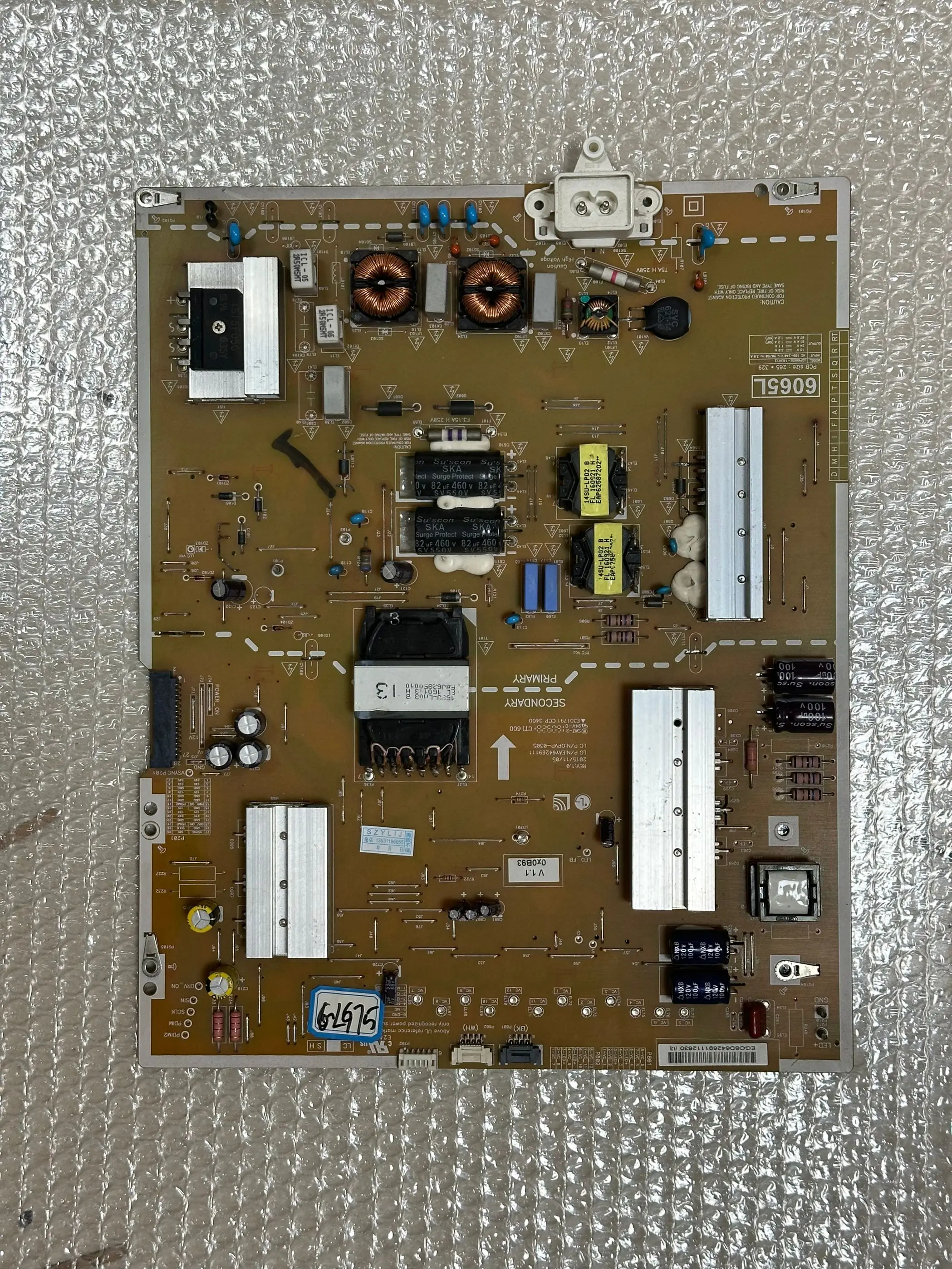 65UH8500-CA power board LGP6065L-16UH12 EAY64269111 OPVP-0305