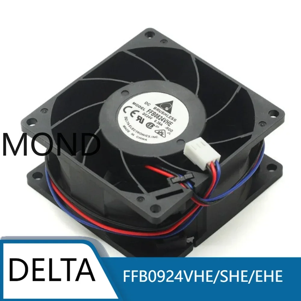 Brand New Delta FFB0924VHE/SHE/EHE 2-wire 3-wire Radiator Fan 24V