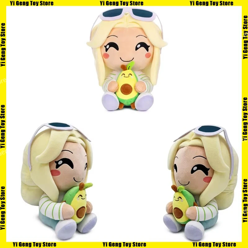 

Новинка 2023 года, 25 см, плюшевая кукла с авокадо Playz, милые мягкие аниме-мягкие периферийные устройства, детские игрушки, подарки на день рождения