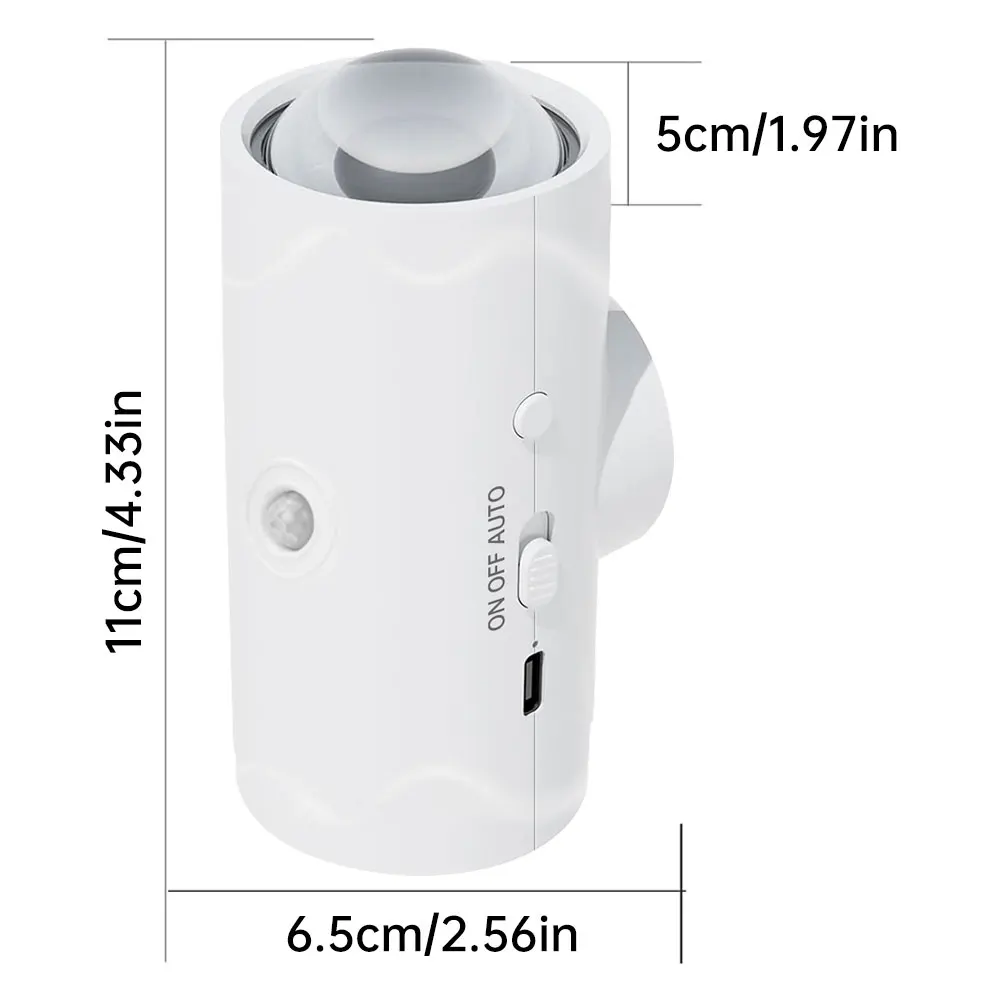 16 Color LED Night Light Motion Sensor Wall Lamp With Remote Control Rechargeable Magnetic Attraction Indoor Atmosphere Lights image 6