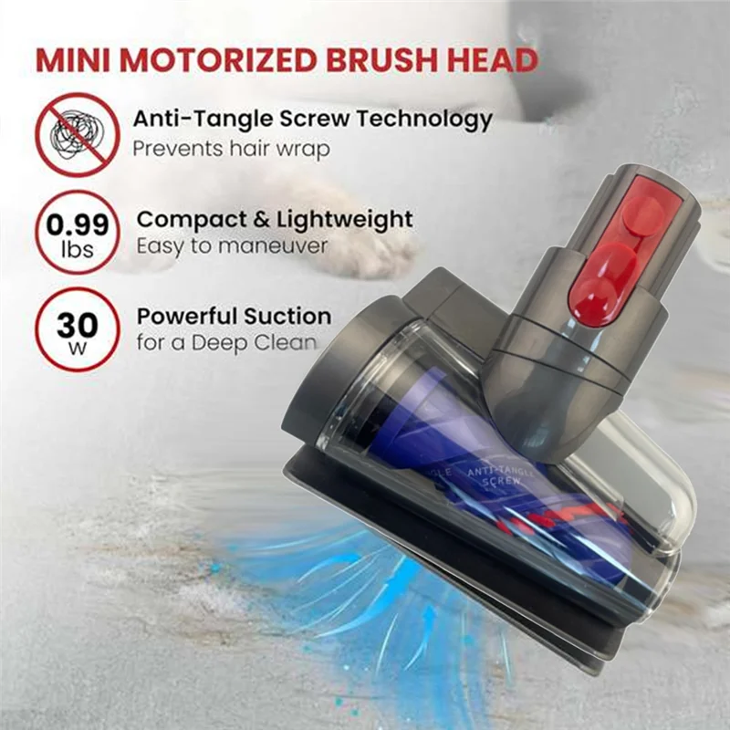 B83B-Mini Dust Mite Removal Brush Head For Dyson V7/V8 V10/V11 V15 Electric For Vacuum Cleaners