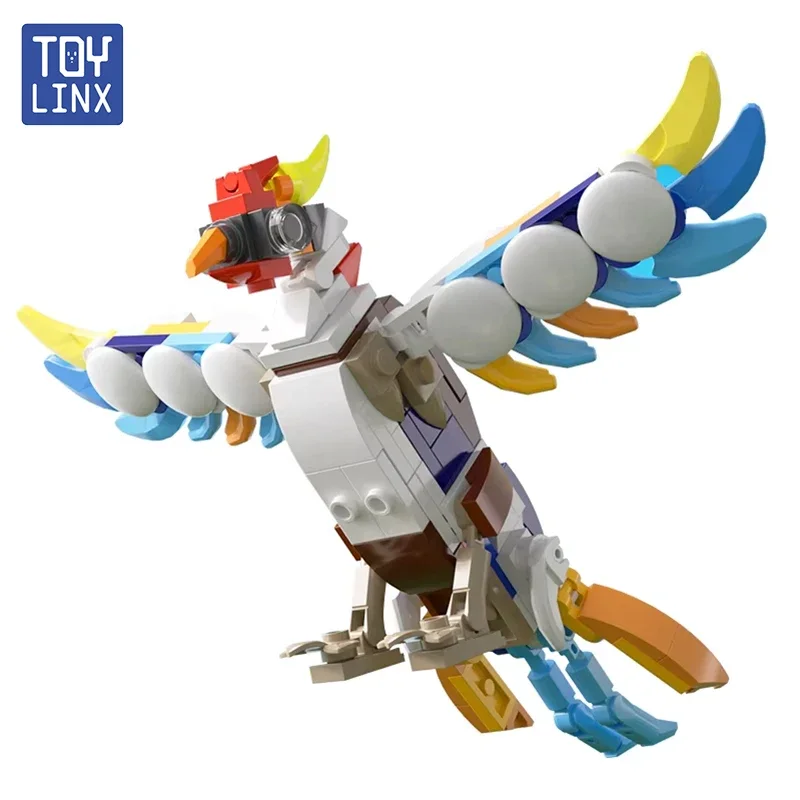 10-in-1 Bird Animal Building Blocks Educational Fun DIY Brick Set Toys with Realistic Designs Birthday Present for Children Kids