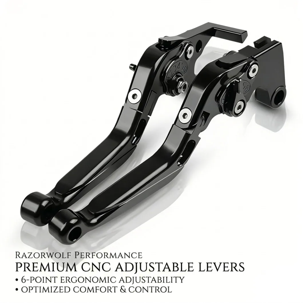 

Suitable for BMW F800R 2009-2018, motorcycle handlebars, brake clutch levers, folding anti fall brake levers