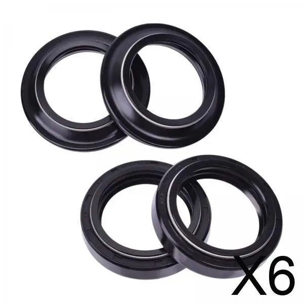 

Motorcycle Front Fork Damper Shock Oil Dust Seal High Temperature Resistant Double Sided Spring Rubber for Yamaha Honda Suzuki
