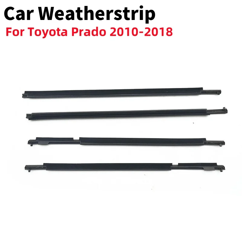 

Car Window Glass Weatherstrips Window Seal Moulding Trim for Toyota Prado 2010-2018