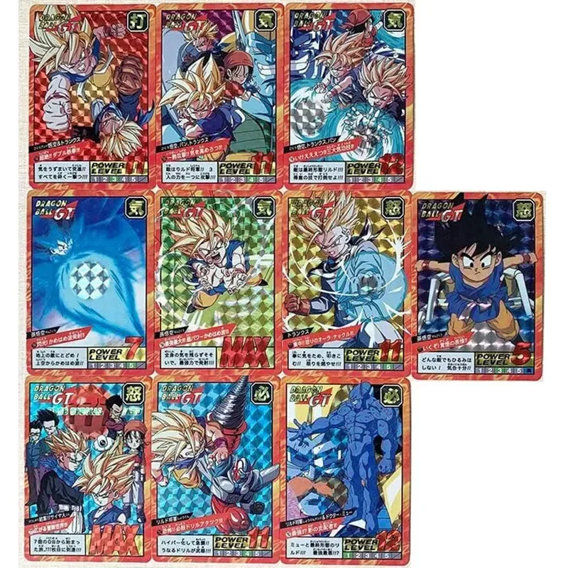 Dragon Ball Karty kolekcjonerskie Gry dla chłopców Zabawki Gry stołowe Prezenty urodzinowe DIY Anime Ox-King Pilaf Kakarotto Karty Flash Premium
