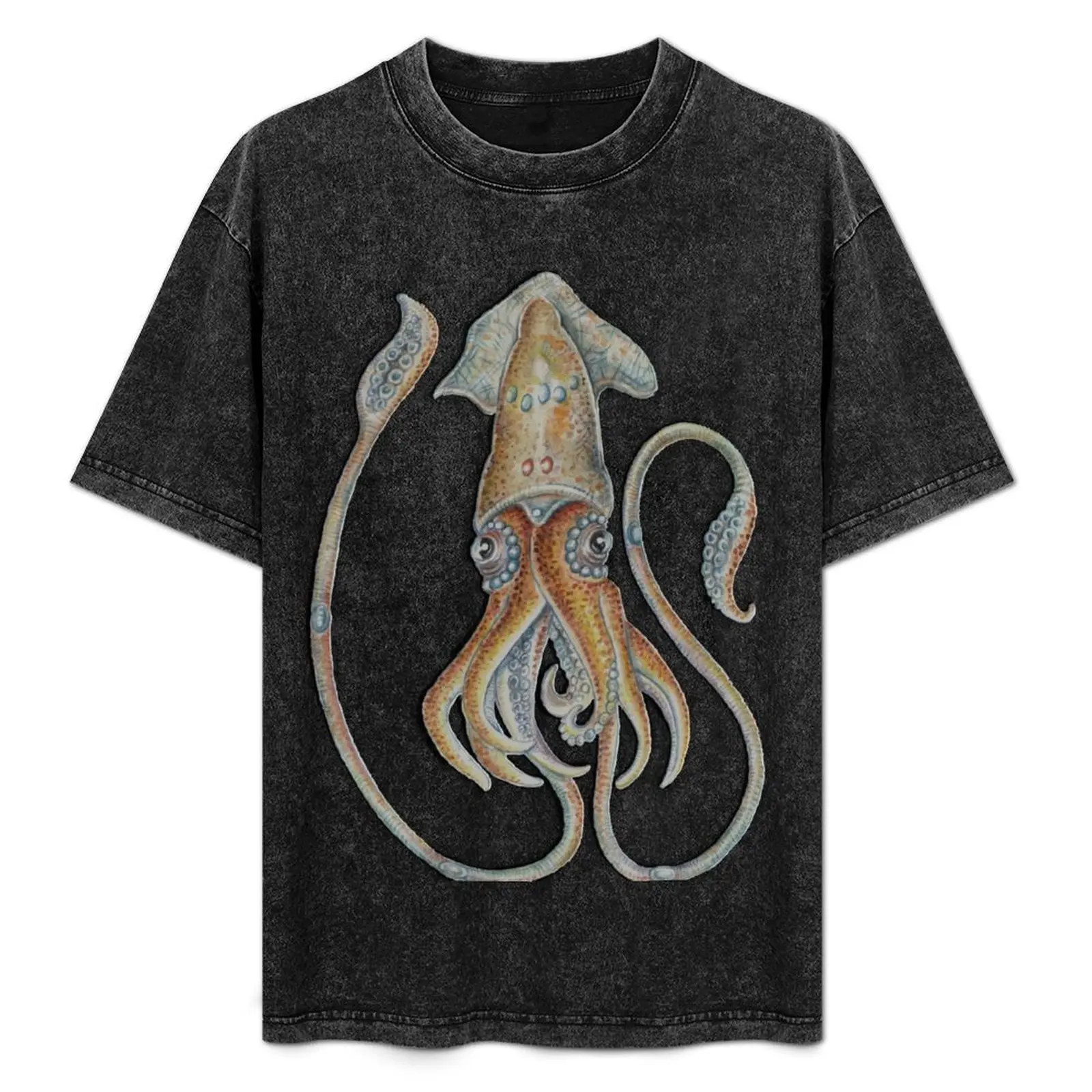 

Lycoteuthis Diadema T-Shirt Casual Trendy Streetwear Tee Shirt